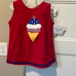 Girls summer/fourth of July outfit